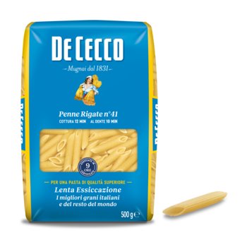 De Cecco Penne Rigate 41 500 Gr - De Cecco