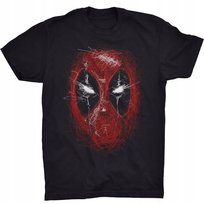 Deadpool Maska Koszulka Szkic Marvel Superhero GILDAN