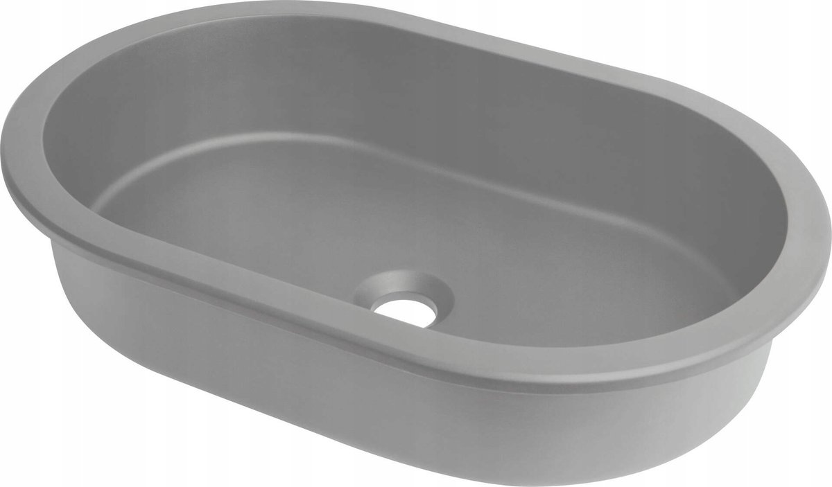 Deante Deante Szary Umywalka Granitowa Silia Metalik Cqs_su6u