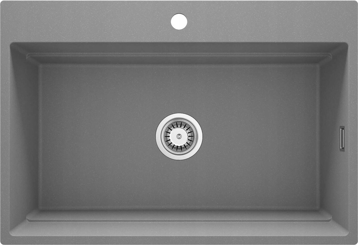 Deante Deante Szary Zlewozmywak 76X52 Magnetic Metalik Zrm_s10b (Wpr)