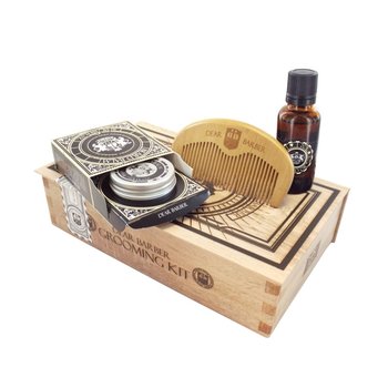 Dear Barber, Grooming Kit, zestaw kosmetyków, 2 szt. + grzebień - Dear Barber