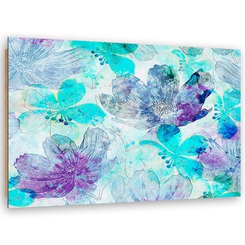 Deco Panel: Abstrakcyjne kwiaty, 40x60 cm - Feeby