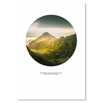 Deco panel CARO Climb mountains minimalizm, 50x70 cm - Caro