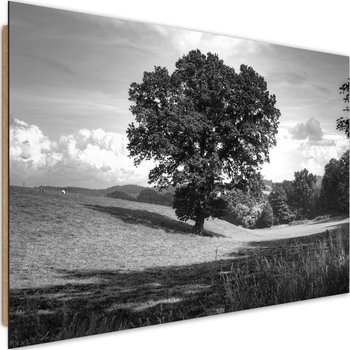 Deco panel CARO Drzewo na polanie 2, 90x60 cm - Caro