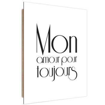 Deco panel FEEBY, Mon amour, 60x90 cm - Feeby