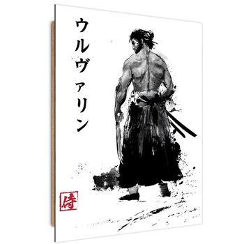 Deco panel FEEBY, Samuraj z pazurami, 50x70 cm - Feeby