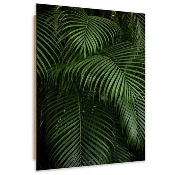 Deco Panel FEEBY, Zielona roślinność palm, 80x120 cm - Feeby