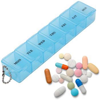 DecorTrend, Organizer Na Leki Tygodniowy Pudełko Na Leki Tabletki Kasetka Na 7 Dni - decortrend