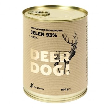 Deer Dog Jeleń z miętą 800g puszka mokra karma NATURA DZICZYZNA - Kraina Radolin