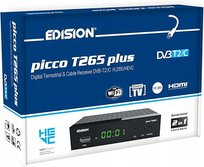Dekoder Edision picco T265 plus czarny DVB-T2/C H.265/HEVC do tv Inna marka