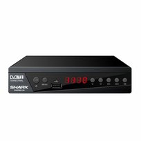 Dekoder tuner telewizyjny DVBT2 DVBT-T2 HEVC SHARK Shark