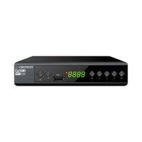 DEKODER TUNER TV NAZIEMNEJ HD DVB-T2 HEVC H.265 WYŚWIETLACZ + PILOT