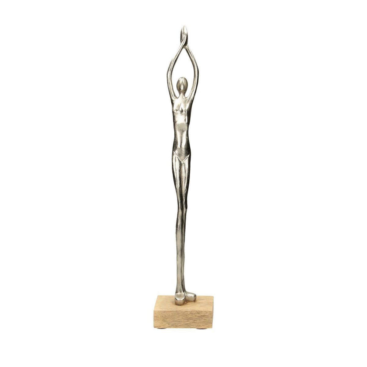 Dekoracja DEKORIA Silver Woman I, 10×10×52 cm