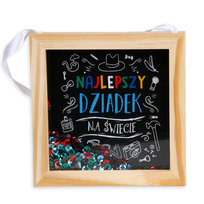 Dekoracja, Dzień Babci i Dziadka, Dziadek, Kwadrat