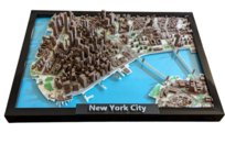 Dekoracja kolekcjonerska New York City – Lower Manhattan 3D