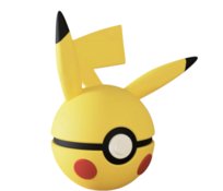Dekoracja kolekcjonerska Pokémon Pikachu Ball gadżet 3D