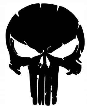 Dekoracja Ściany Młodzieżowa 3D Punisher Logo K160 - Inny producent