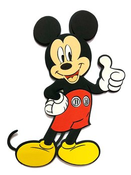 Dekoracja ścienna Myszka Miki - Mickey (mała) - Nickelodeon