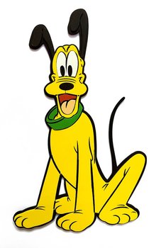 Dekoracja ścienna Myszka Miki - Pluto (mała) - Nickelodeon