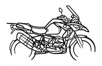 DEKORACJA ścienna Obraz Motocykl GS Enduro 90x55 cm