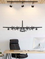 DEKORACJA ścienna Obraz Samolot AC-130J Ghostrider With Rockets Front 135x39 cm