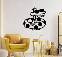 DEKORACJA ścienna Obraz wzór MIŁOŚNIK PŁYWANIA 85x86 cm