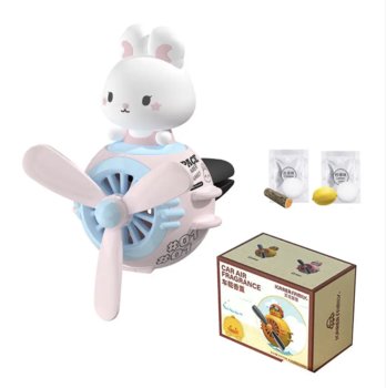 Dekoracja Zapachowa Do Auta / Kratki Wentylacyjnej - Króliczek w Samolocie - Inny producent