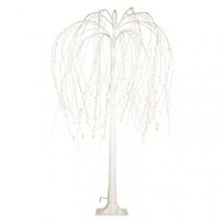 Dekoracje - 72 LED, drzewko 120 cm, ciepła biel, IP44, timer