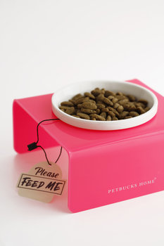 Dekoracyjna miska z pleksi na karmę i wodę dla kotów i psów / PetBucks - Inna marka