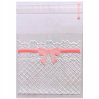 Dekoracyjne torebki foliowe woreczki celofanowe na prezent 100 szt 7x7 cm