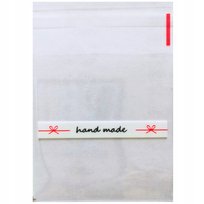 Dekoracyjne torebki foliowe woreczki celofanowe na prezent 100 szt 7x7 cm