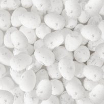 Dekoracyjne wielkanocne małe jajka białe 100szt