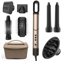 Dekraft Air Styler ICED LATTE suszarko-lokówka z jonizacją, NTC, Canoda + etui
