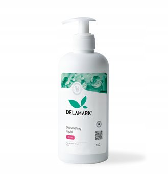 DeLaMark - Płyn do mycia naczyń Róża - 500 ml - DeLaMark