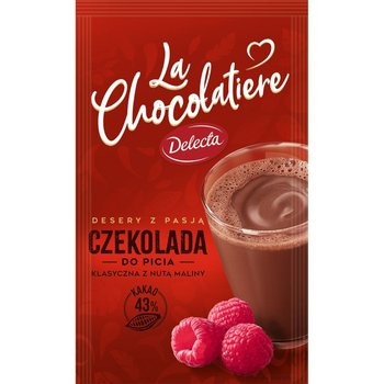 Delecta, czekolada do picia klasyczna z nutą maliny, 30 g - Delecta