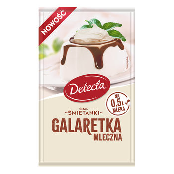 Delecta Galaretka Mleczna Smak Śmietanki 60 G - Delecta
