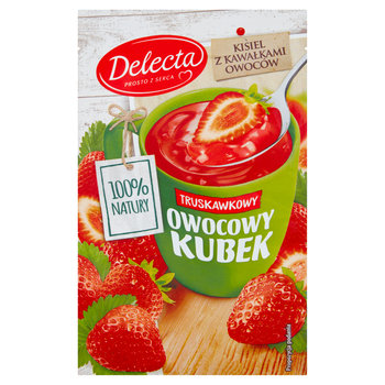 Delecta, kisiel o smaku truskawkowym, 30 g - Delecta