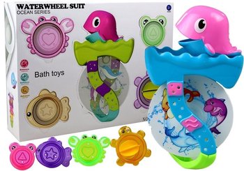 Delfinek z Foremkami Morskimi Do Zabawy w Kąpieli - Lean Toys