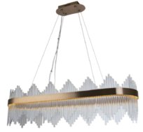 Delhi Crystal Rods Long - 80cm żyrandol LED kryształowy