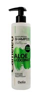 Delia Cosmetics, Cameleo Aloes i Kokos, szampon nawilżający do włosów, 250 ml - Delia