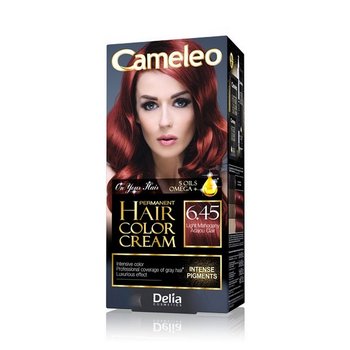 Delia Cosmetics, Cameleo Hair Color Cream, farba do włosów 6.45 Light Mahogany - Delia