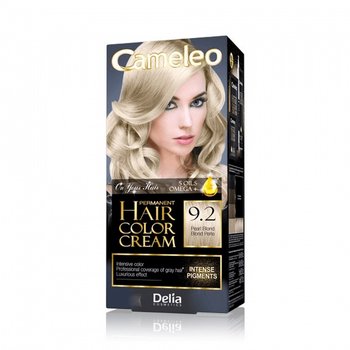 Delia Cosmetics, Cameleo Hair Color Cream, farba do włosów 9.2 Pearl Blond - Delia
