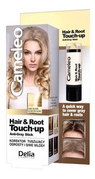Delia Cosmetics, Cameleo, korektor tuszujący odrosty i siwe włosy, 2 Słoneczny blond, 4 g - Delia