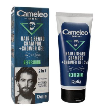 Delia Cosmetics, Cameleo Men, szampon i żel pod prysznic 2w1 Refreshing, 150 ml - Delia