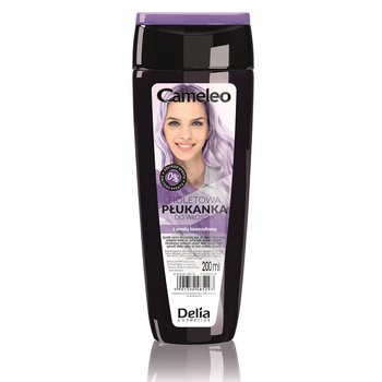 Delia Cosmetics, Cameleo, płukanka do włosów fioletowa z wodą lawendową, 200 ml - Delia