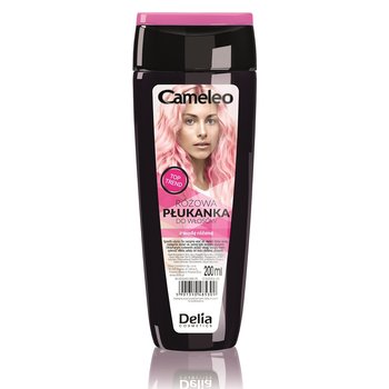 Delia Cosmetics, Cameleo, płukanka do włosów różowa z wodą różaną, 200 ml - Delia