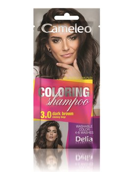 Delia Cosmetics, Cameleo, szampon koloryzujący, 3.0 Ciemny brąz - Delia