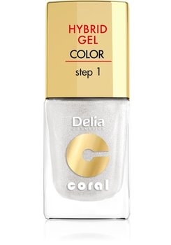 Delia Cosmetics, Coral Hybrid Gel, emalia do paznokci 32, 11 ml   - Delia