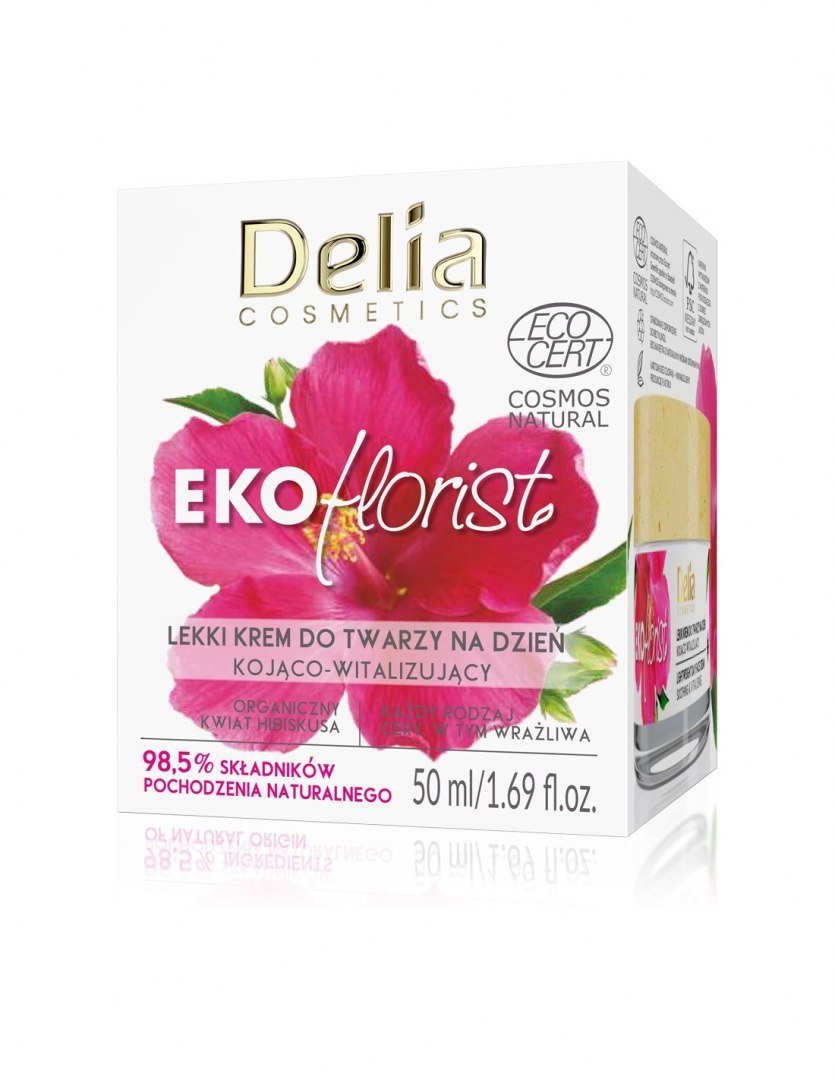 delia cosmetics eko florist hibiskus lekki krem do twarzy na dzień ko