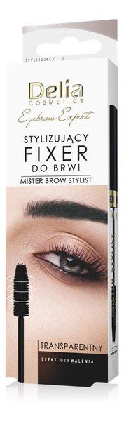 Empik Delia Cosmetics Eyebrow Expert Stylizujący Fixer do brwi - transparentny 11ml